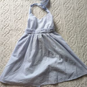 🌷Women's Lauren James Seersucker Halter Top size xs.